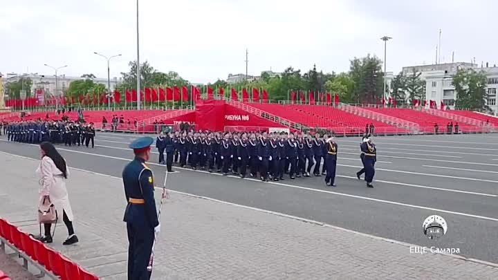 Сегодня 7 мая в Самаре прошла генеральная репетиция парада Победы на ...