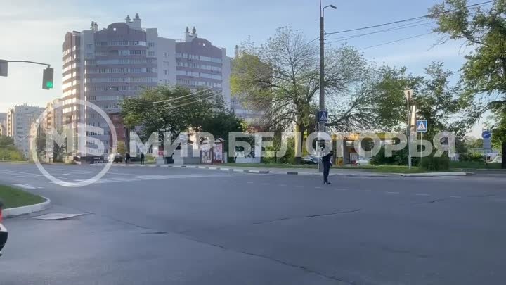 На Губкина  частично перекрыто движение