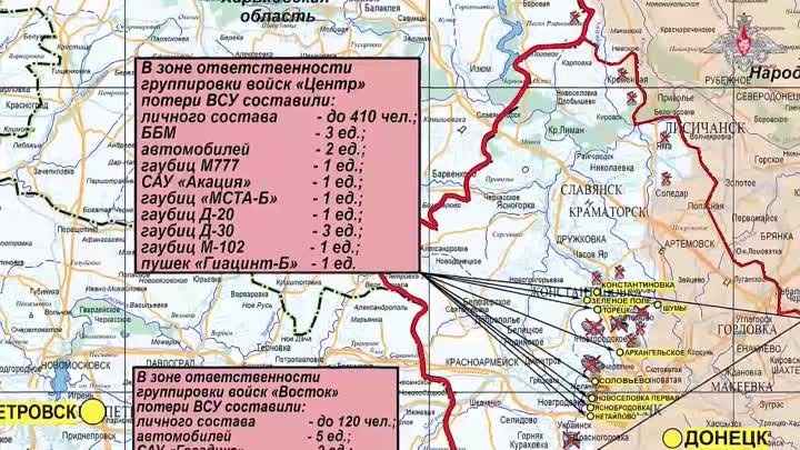 Заявления представителей группировок о ходе проведения СВО (по состо ...