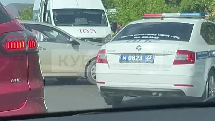 Массовая авария на Ростовском шоссе в Краснодаре.