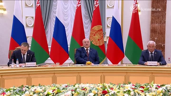 Российско-белорусские переговоры в расширенном составе