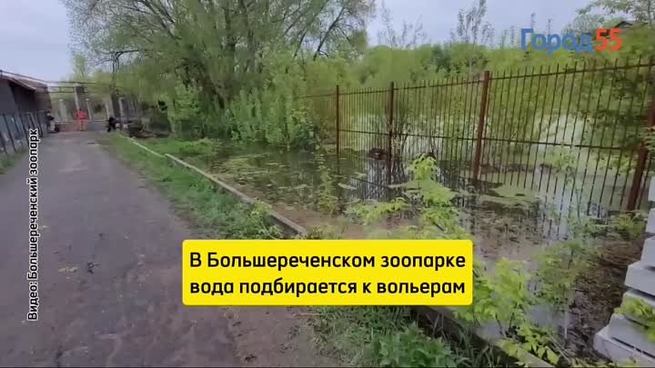 В Большереченском зоопарке готовятся к спасению животных от паводка