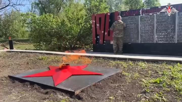 Тульские десантники привели в порядок мемориал в ЛНР