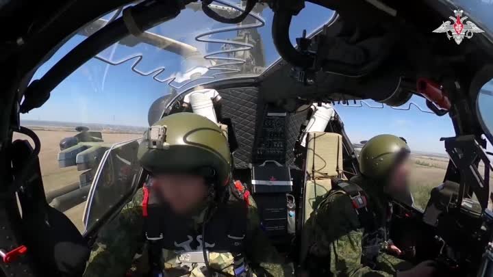Боевая работа экипажей Ка-52М