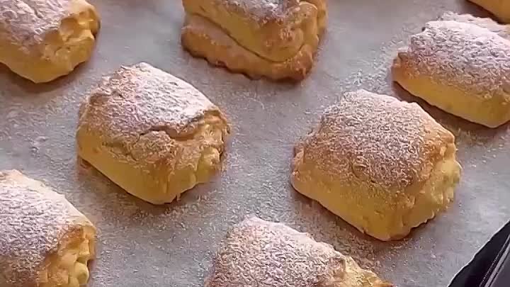 Творожное печенье
