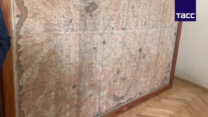 Реставрация самой большой русской карты XVII века займет 14 месяцев