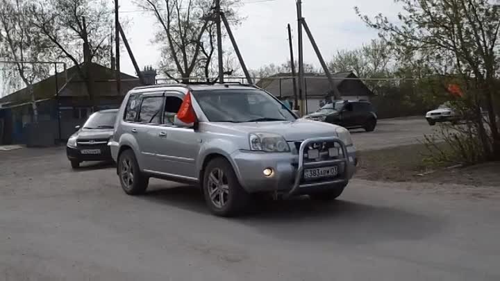 Автопробег в честь дня Победы в Тургеневке.