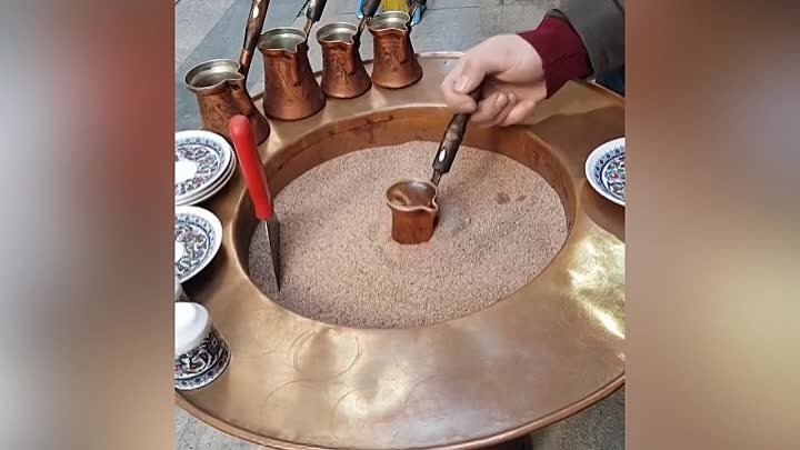 Турецкий кофе на песке