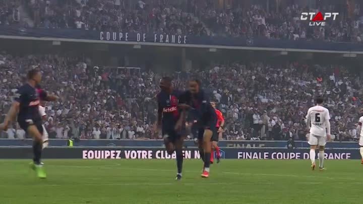 Дембеле забил и отдал в финале Кубка Франции!
