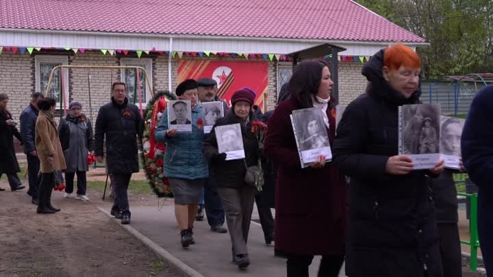 Торжественные митинги в Глинково и Тураково