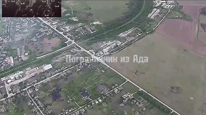 🇷🇺🇺🇦Уничтожение украинского танка на дороге к Волчанску FPV-дрон ...