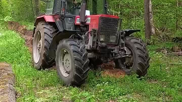 Создание противопожарной минерализованной полосы в лесах Серпухова