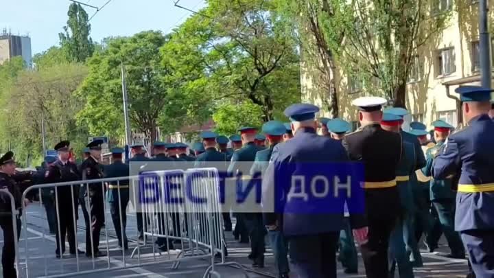 Подготовка к Параду Победы в Ростове