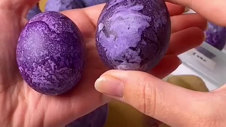 Красим яйца к Пaсхе 📝 Мраморные яйца 🥚