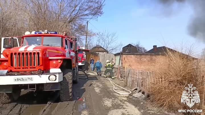 Пожар в частном доме Новокузнецка
