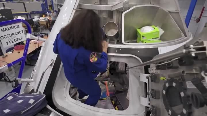 Tour a Boeing Starliner simulator with two NASA astronauts!