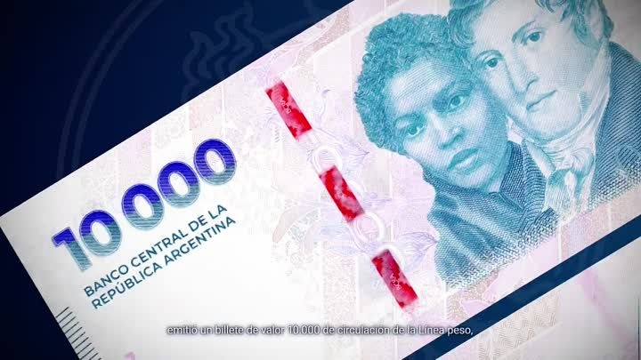 Nuevo Billete 10 000 Pesos