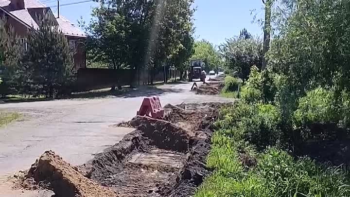 Начался ремонт дороги на Коттеджном проезде