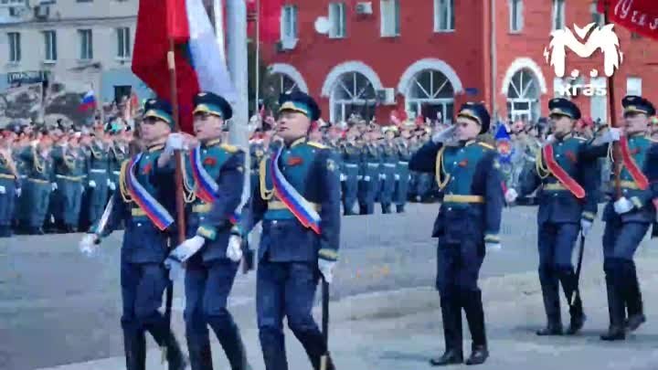 Парад ко Дню Победы в Красноярске