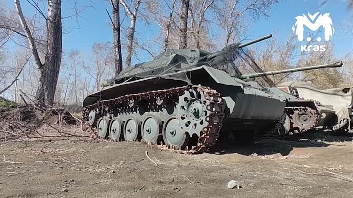 Можно покататься на арендованном танке в Красноярске