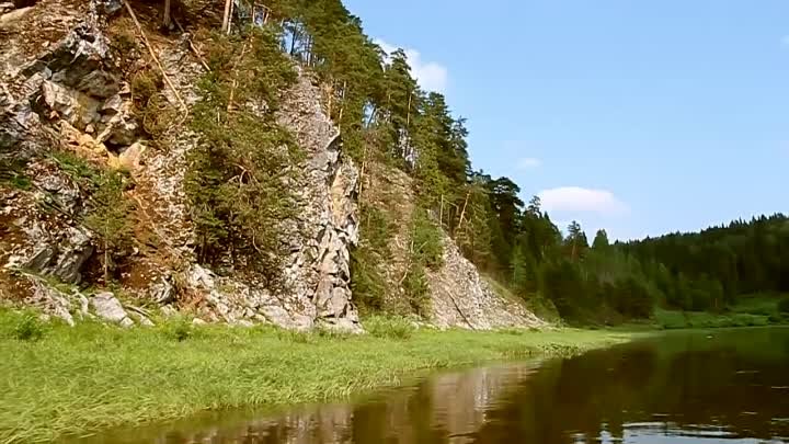 Красота Урала - река Чусовая