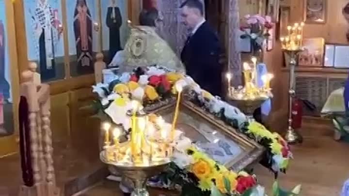 Игорь Кобзев в церкви