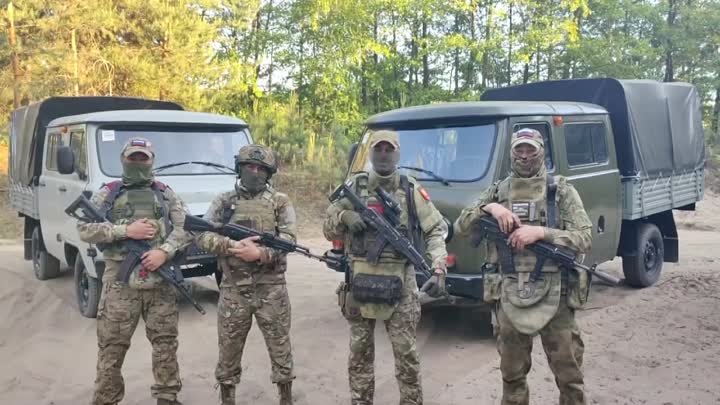Бойцы благодарят жителей Красноярского края за гуманитарную помощь