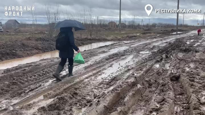 Садик построили, дорогу – нет_ мамы и папы Выльгорта отводят детей в ...