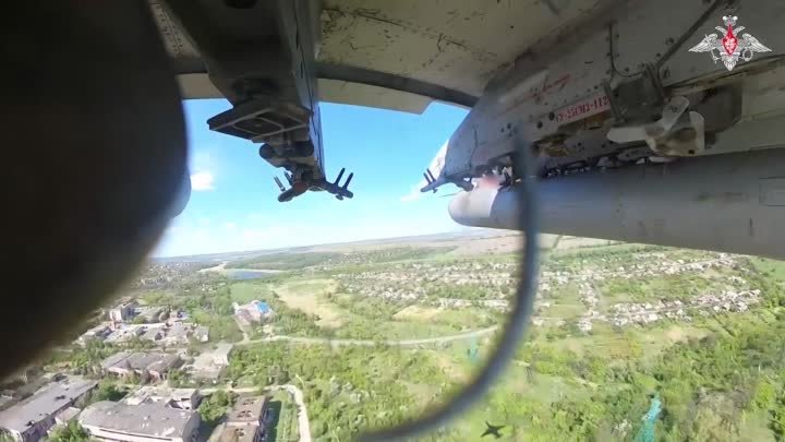 В Минобороны показали кадры боевой работы штурмовиков Су-25