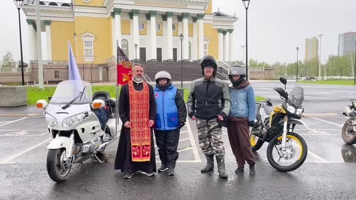 Мотопробег "Мы - наследники Великой Победы" стартовал