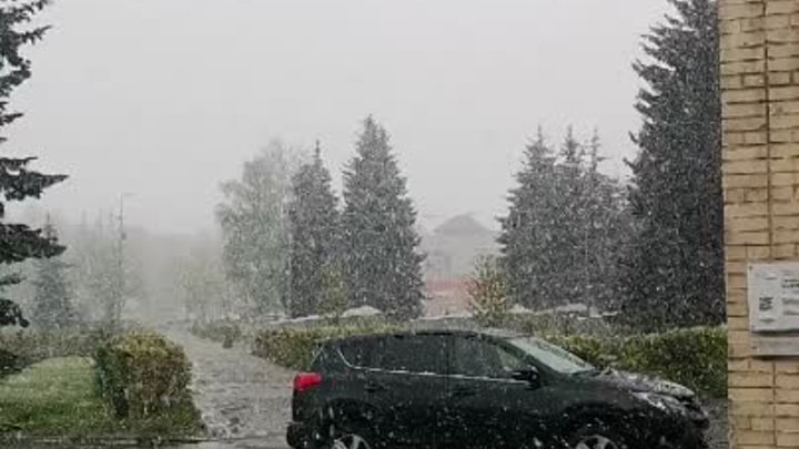 Ликино-Дулёво 7,8,9 мая дождь и снег 