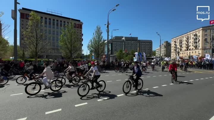 В Москве стартовал весенний велофестиваль