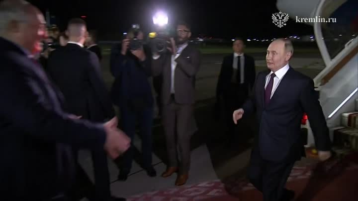Владимир Путин прибыл в Минск