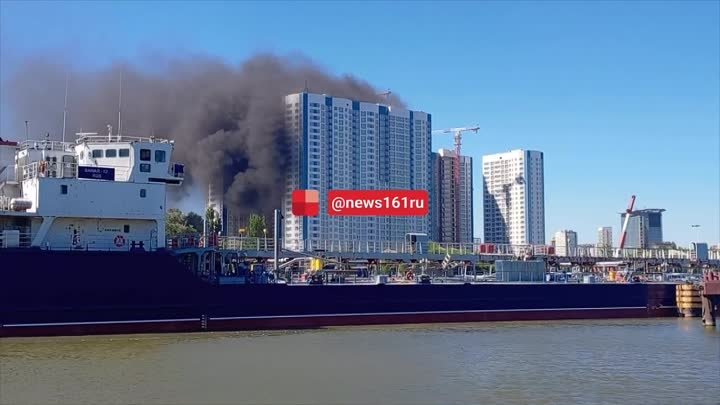 Пожар в районе Портовой 