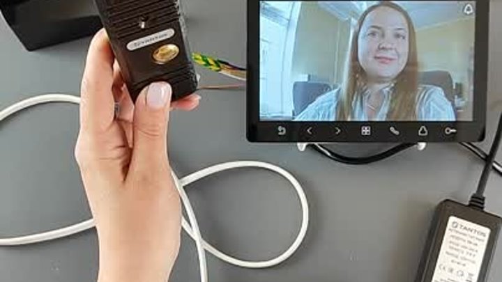 Видеодомофон в частный дом комплект с замком