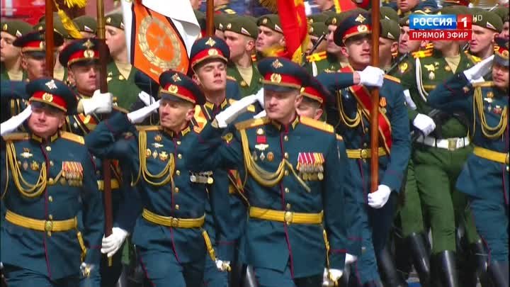 Парад 9 мая 2024 года в Москве,  посвященный 79-й годовщине победы в ...
