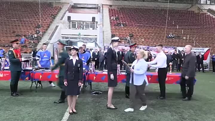 Церемония награждения участников III кадетского спортивного фестиваля им. А.В.Суворова 