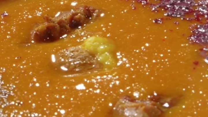 Суп из тыквы с горохом