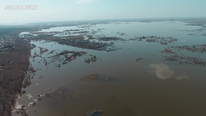 Паводок 2024_ Тобол стал шире Волги. Наводнение Курган Ялуторовск То ...