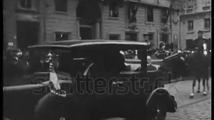 Circa_1930s_Foreign_Minister_Louis_Barthou_vidéo_de_stock_100