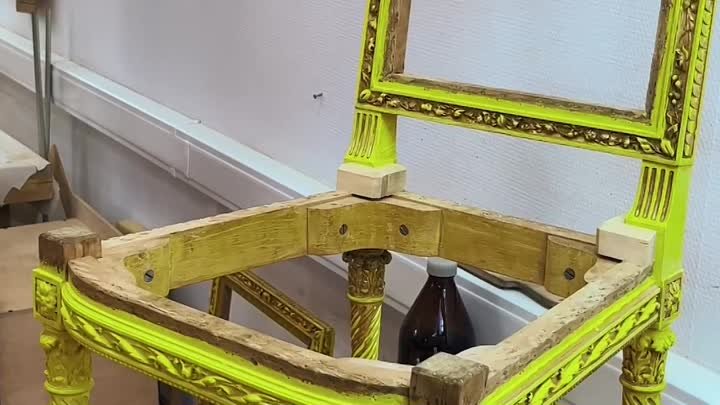 Реставрация мебели из дома Бахрушиных