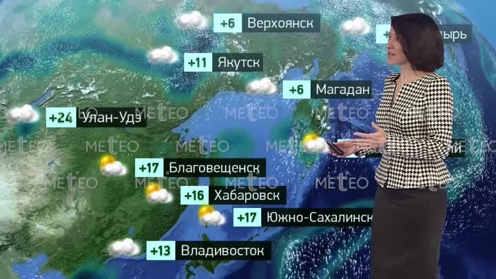 Прогноз погоды от Ирины Поляковой (эфир от 14.05)