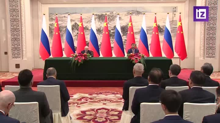 Владимир Путин поблагодарил Си Цзиньпина теплый прием