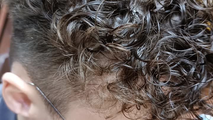 Долговременная укладка волос 💥🔥💪 для парня. 
 #парискаялилия 