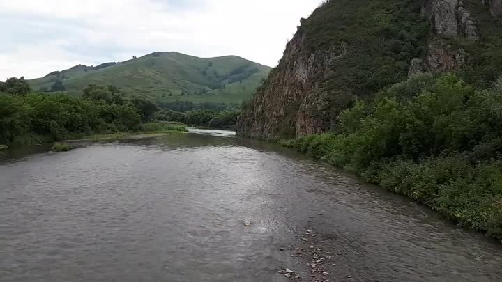 Село Сибирячиха, на мосту реке Ануй. Солонешенский район