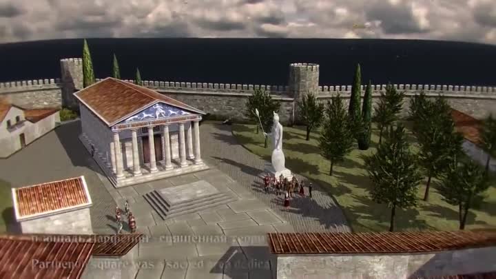 3D реконструкция Херсонеса _ первые века н.э