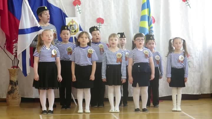 Детский сад Лебяжья - смотр песни к 9 Мая (2024 г)