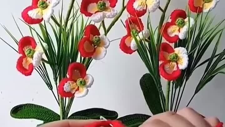 Цветы крючком
