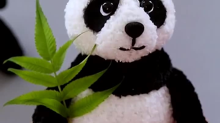 Панда из носков
