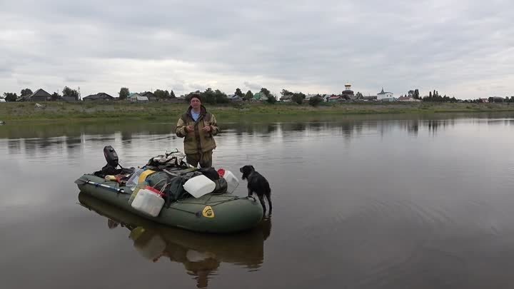 10) 900 км по северным рекам. 24 дня один в тайге. Село Ижма. Ижемск ...